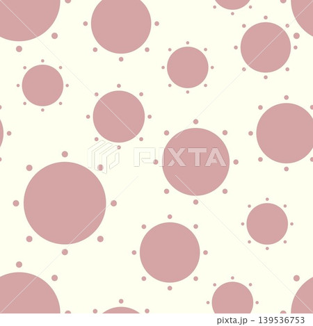 Seamless geometric and biological pattern. Spore. Circle. Vector 139536753