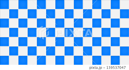 Blue and white ceramic tiles texture background with classic checkerboard pattern vector illustration Blue and white ceramic tiles texture background with classic checkerboard pattern vector illustration 139537047