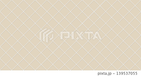 Cream ceramic tiles diagonal pattern background vector illustration Cream ceramic tiles diagonal pattern background vector illustration 139537055