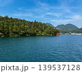 Hakone Shrine's lakefront torii,  Lake Ashi in Hakone, Japan 139537128