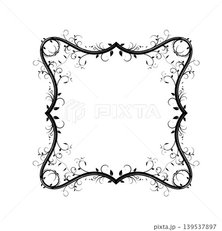 Vintage Ornamental Frame Elegant Border on a white background, JPG, 300 dpi Vintage Ornamental Frame Elegant Border on a white background, JPG, 300 dpi 139537897