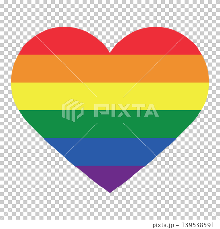 Hearts with LGBT pride colors Hearts with LGBT pride colors 139538591