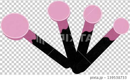 pink measuring spoon 139538733