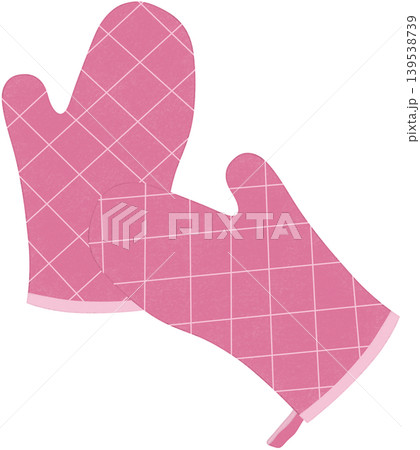 pink heat resistant gloves 139538739