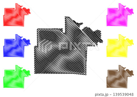 Lincoln County, Arkansas (U.S. county, United States of America,USA, U.S., US) map vector illustration, scribble sketch Lincoln map Lincoln County, Arkansas (U.S. county, United States of America,USA, U.S., US) map vector illustration, scribble sketch Lincoln map 139539048