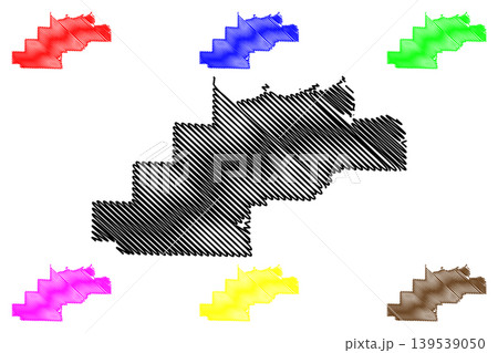 Logan County, Arkansas (U.S. county, United States of America,USA, U.S., US) map vector illustration, scribble sketch Sarber map Logan County, Arkansas (U.S. county, United States of America,USA, U.S., US) map vector illustration, scribble sketch Sarber map 139539050
