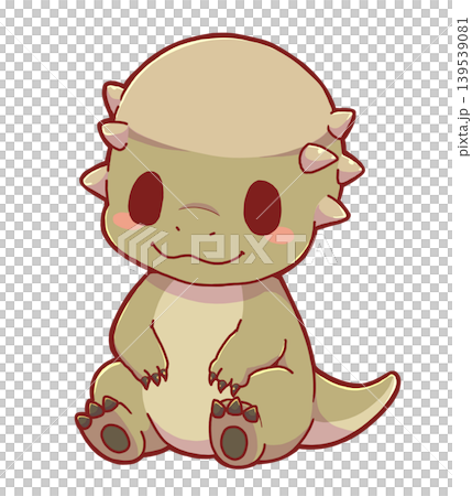 A cute, stylized Pachycephalosaurus 139539081