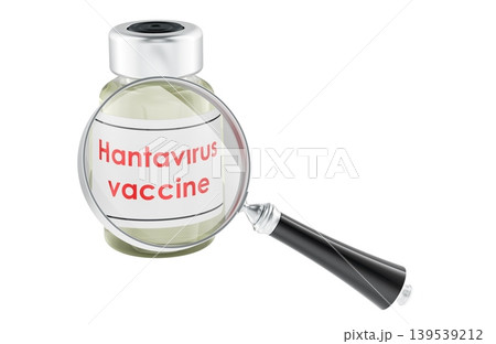 Development and testing of hantavirus vaccine, 3d rendering 139539212