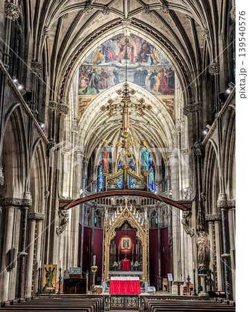 Interior of The Church of Our Lady of the Assumption and the English Martyrs in Cambridge England Interior of The Church of Our Lady of the Assumption and the English Martyrs in Cambridge England 139540576