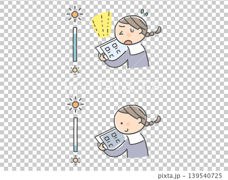 Illustration of a child with visual hypersensitivity who finds comfort in dimming the lights. Illustration of a child with visual hypersensitivity who finds comfort in dimming the lights. 139540725