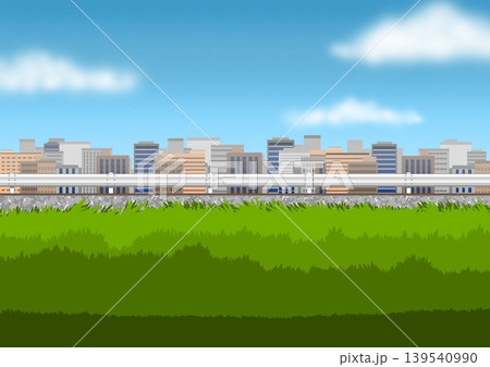 都市と草原 139540990