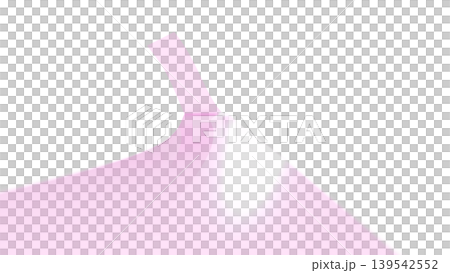 Flowing fabric - impactful presentation cover with white background - CG Flowing fabric - impactful presentation cover with white background - CG 139542552