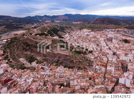 View of Sagunto city and fortress 139542972