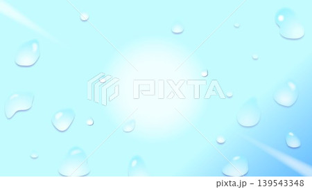 水滴のついた水滴背景 水滴のついた水滴背景 139543348