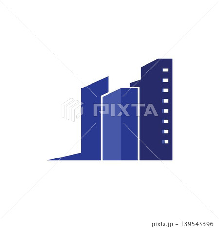 Property and construction logo vector flat design 139545396