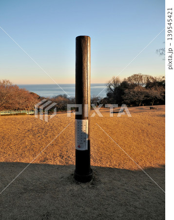 神奈川県中郡二宮町・吾妻山公園・三等三角点標識 神奈川県中郡二宮町・吾妻山公園・三等三角点標識 139545421