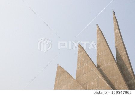 The National Martyrs Memorial, located in Savar near Dhaka, Bangladesh 139547963