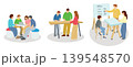 オフィスでミーティングする人たち 139548570