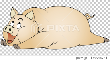 愉快な動物イラスト☆ブタさん 139548761