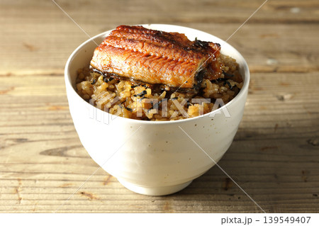 ミニ鰻丼の単品撮影 139549407