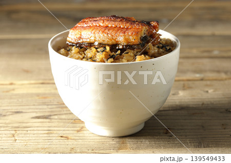 ミニ鰻丼の単品撮影 139549433