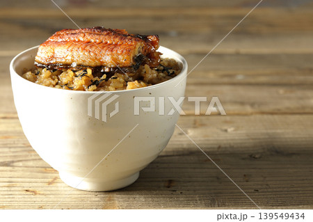 ミニ鰻丼の単品撮影 139549434