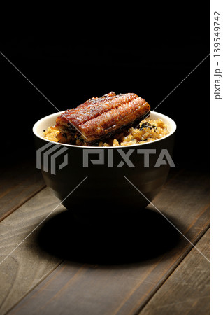 ミニ鰻丼の単品撮影 139549742