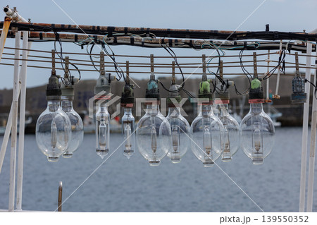 イカ釣り漁船のLED照明 イカ釣り漁船のLED照明 139550352