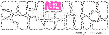 Black simple frames. Black simple frames. 139550607