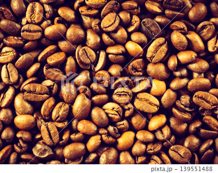 Coffee beans background Coffee beans background 139551488