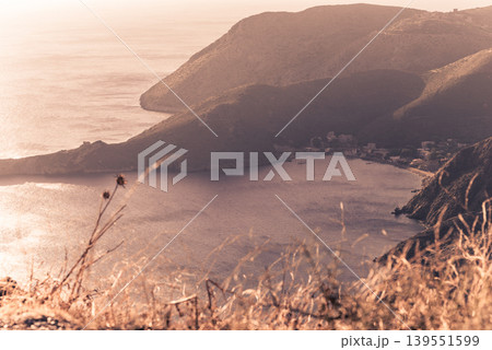 Greek coastline on Peloponnese, Mani Peninsula Greek coastline on Peloponnese, Mani Peninsula 139551599