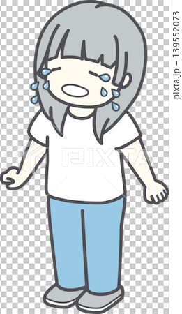 Crying girl 139552073