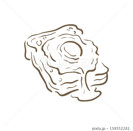 A Sweet Danish Pastry With Icing And Filling Doodle Vector Illustration A Sweet Danish Pastry With Icing And Filling Doodle Vector Illustration 139552281