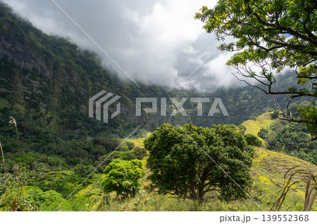 Mountains and tropical forest near Atuona, Hiva Oa, French Polynesia, Marquesas Islands Mountains and tropical forest near Atuona, Hiva Oa, French Polynesia, Marquesas Islands 139552368