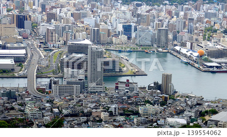 稲佐山の展望台からの景色 長崎市 稲佐山の展望台からの景色 長崎市 139554062