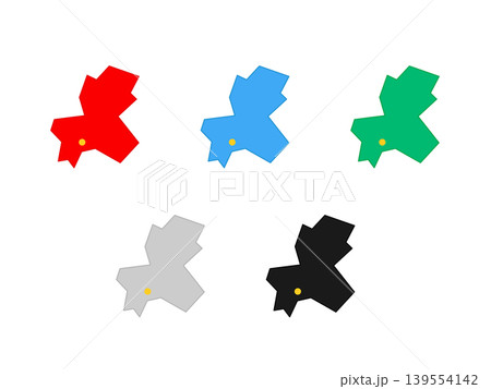 県庁入りデザイン地図_岐阜県_簡略 県庁入りデザイン地図_岐阜県_簡略 139554142