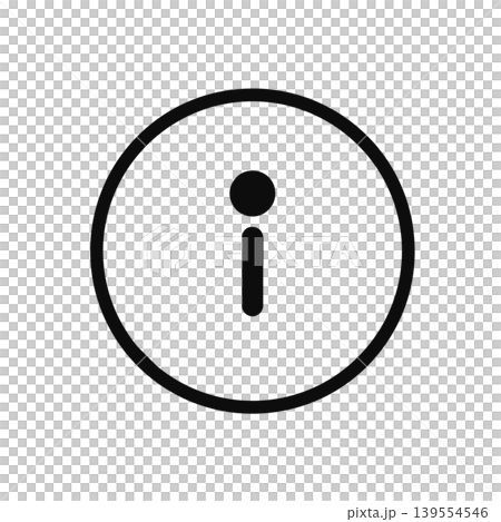 Information Circle Line Icon Information Circle Line Icon 139554546