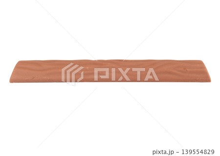 Long chocolate bar isolated on white background Long chocolate bar isolated on white background 139554829