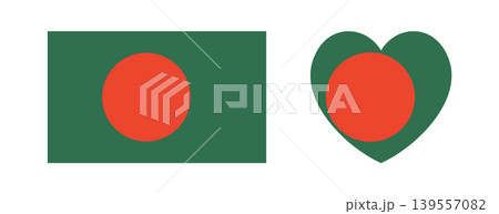 Bangladesh flag button, sticker. Set of National flag of Bangladesh banner, background. Flag heart, rectangle icon, badge. Heart, rectangular flag. Bangladesh flag button, sticker. Set of National flag of Bangladesh banner, background. Flag heart, rectangle icon, badge. Heart, rectangular flag. 139557082