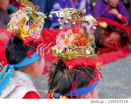 八代・妙見祭　獅子舞の美しい冠　（熊本県） 139557514