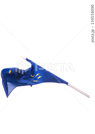 European Union Flag Isolated On White Background European Union Flag Isolated On White Background 139558090
