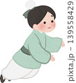 彦星のかわいい七夕カットイラスト ベクター素材 139558429