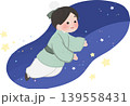 彦星のかわいい七夕カットイラスト ベクター素材 139558431
