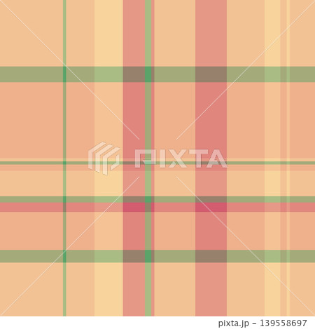 Tiny texture seamless tartan, worldwide fabric check pattern. Elementary textile background vector plaid in orange and pastel colors. Tiny texture seamless tartan, worldwide fabric check pattern. Elementary textile background vector plaid in orange and pastel colors. 139558697