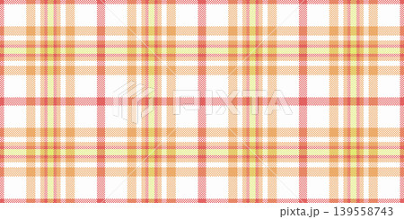 Print textile check seamless, website texture background plaid. Dye tartan pattern fabric vector in white and orange colors. Print textile check seamless, website texture background plaid. Dye tartan pattern fabric vector in white and orange colors. 139558743