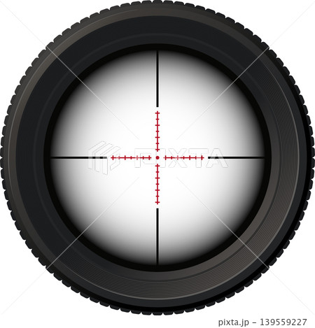 8x sniper scope stock vector illustration 8x sniper scope stock vector illustration 139559227