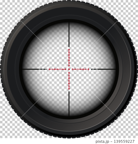 8x sniper scope stock vector illustration 8x sniper scope stock vector illustration 139559227