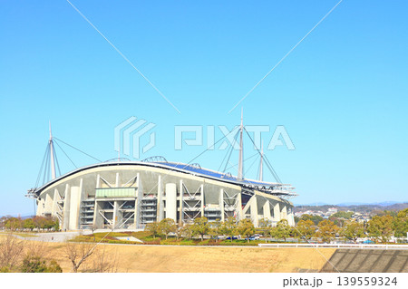 愛知県豊田市、豊田スタジアムの風景 愛知県豊田市、豊田スタジアムの風景 139559324