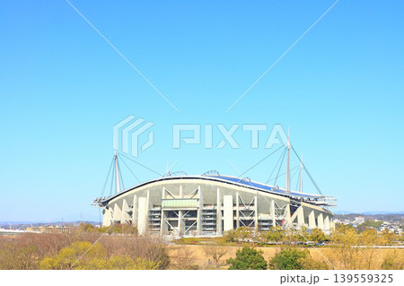 愛知県豊田市、豊田スタジアムの風景 愛知県豊田市、豊田スタジアムの風景 139559325