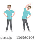 体操をする若い男性 139560306